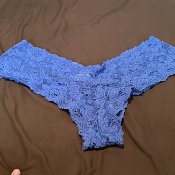 Purple lacy booty shorts by Fredericks of Hollywood - Picture 2 of 5